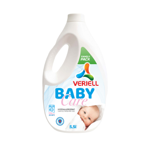 ŻEL DO PRANIA TKANIN DZIECIĘCYCH HIPOALERGICZNY PŁYN VERIELL 5,5L BABY CARE